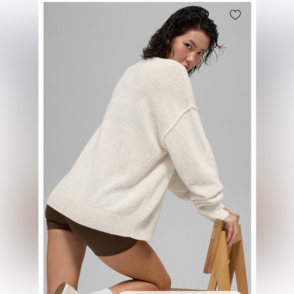 ALO Cashmere Crewneck Unisex Sweater NWT - Picture 4 of 9